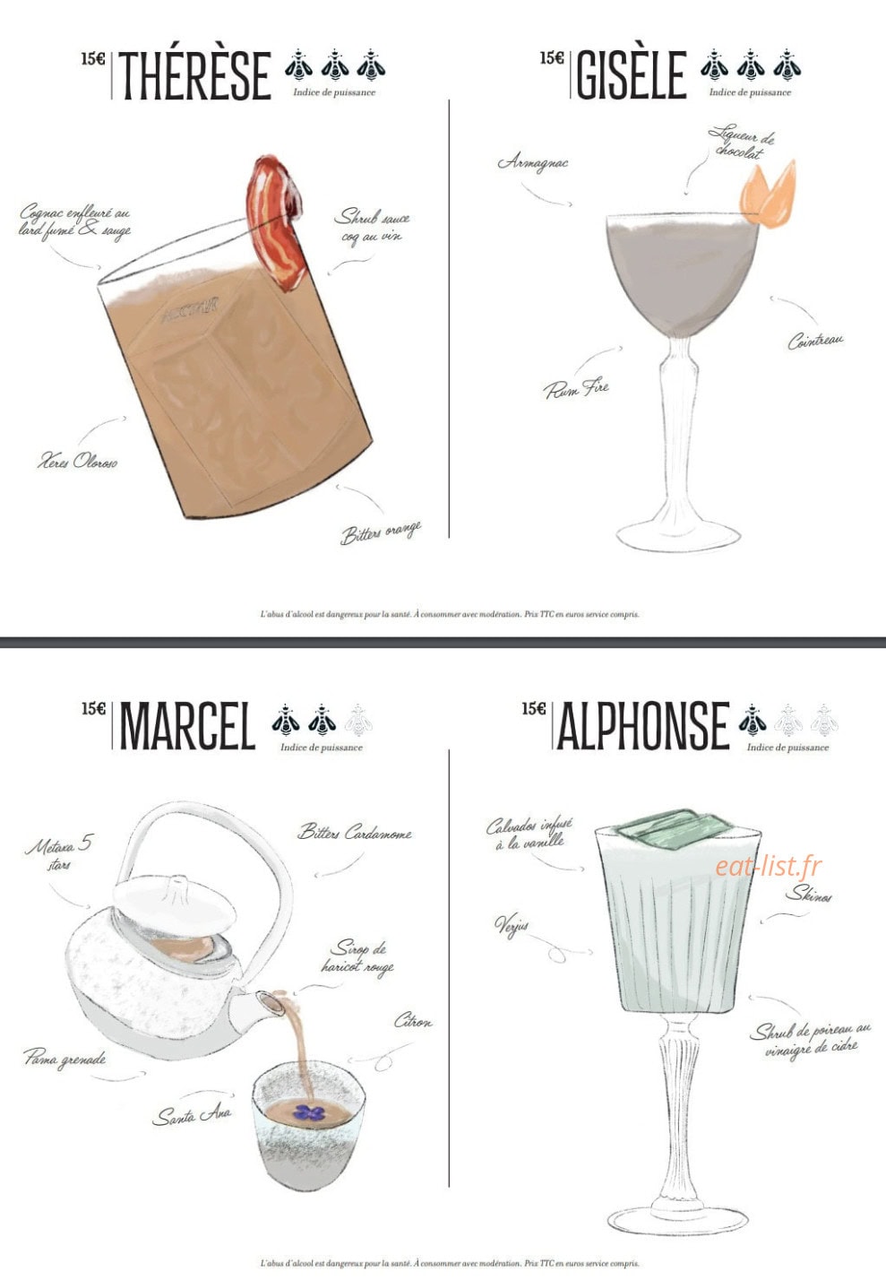 Nectar — carte page 4