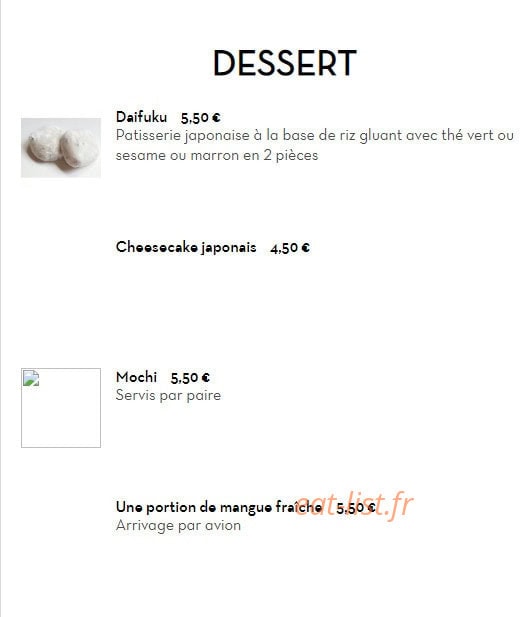 Obento — carte page 15