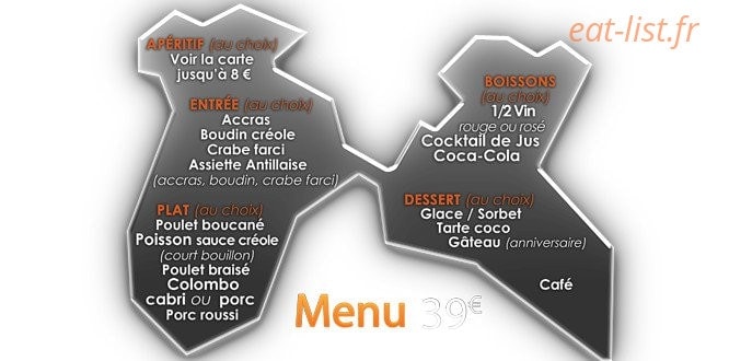 Otis Caribbean Club — carte page 6