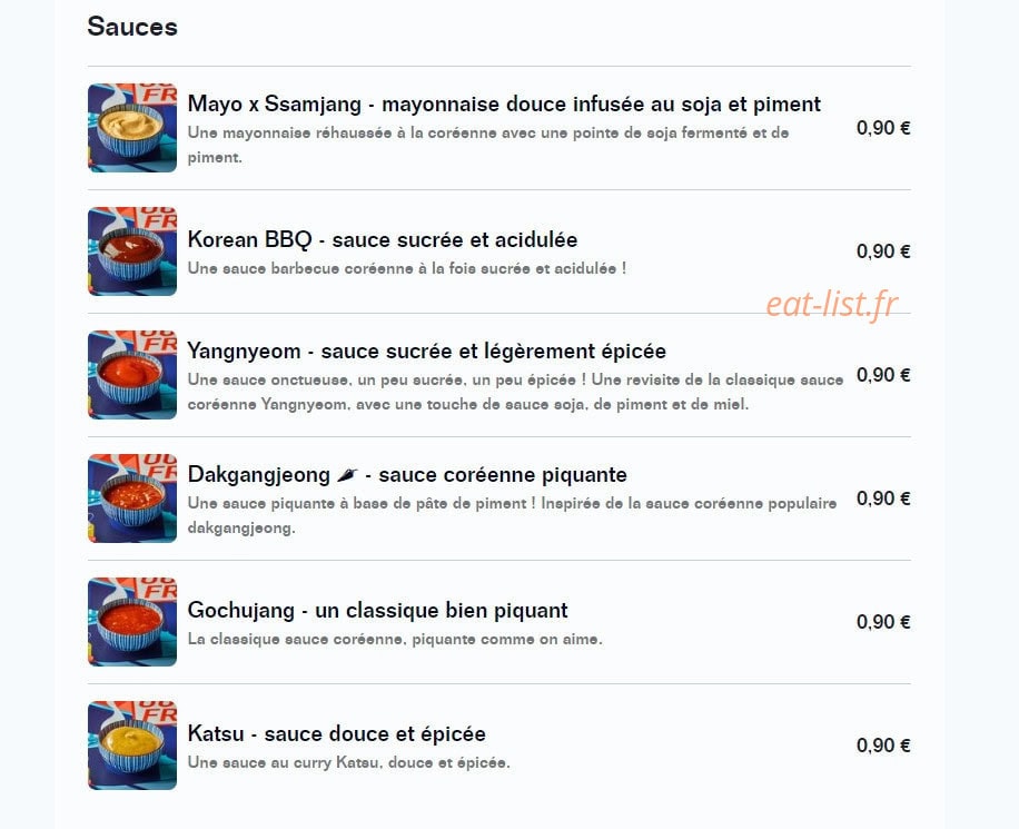 Out Fry — carte page 4