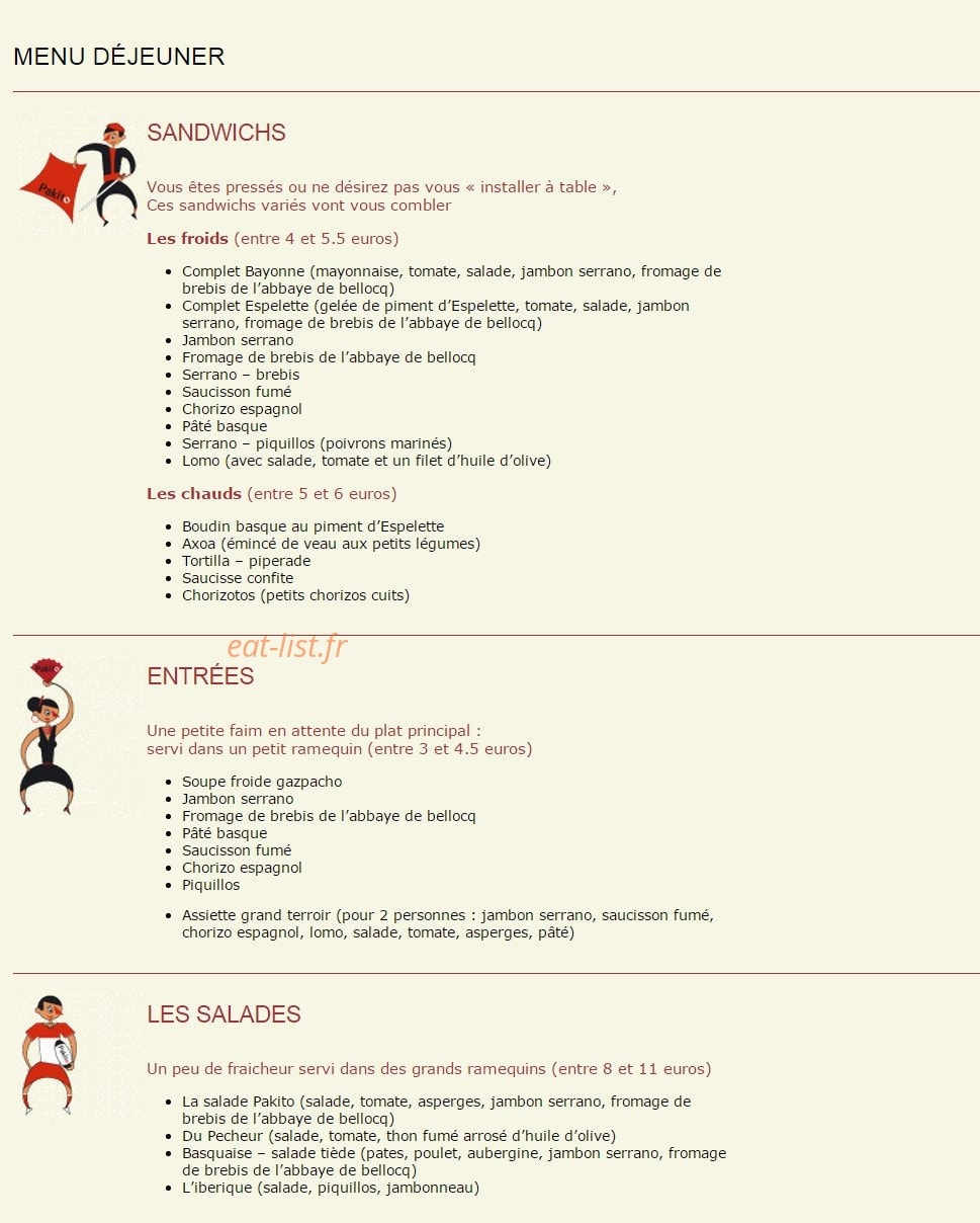 Pakito — carte page 1