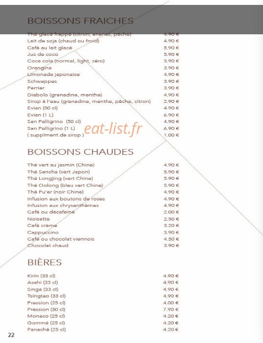 Panasia — carte page 22