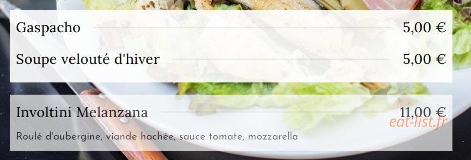 Panzanella — carte page 9
