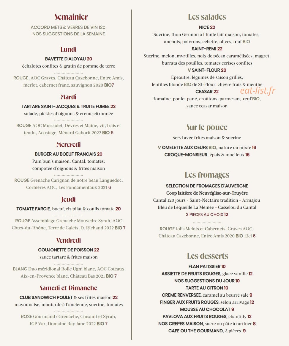Paul & Julienne — carte page 4