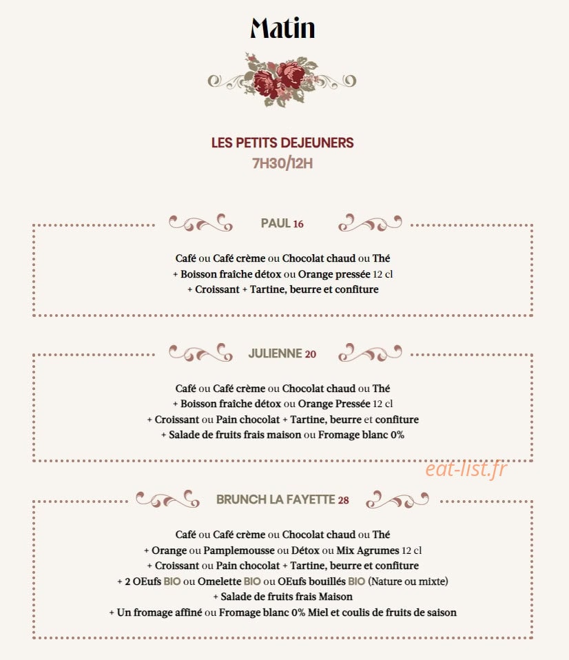 Paul & Julienne — carte page 1