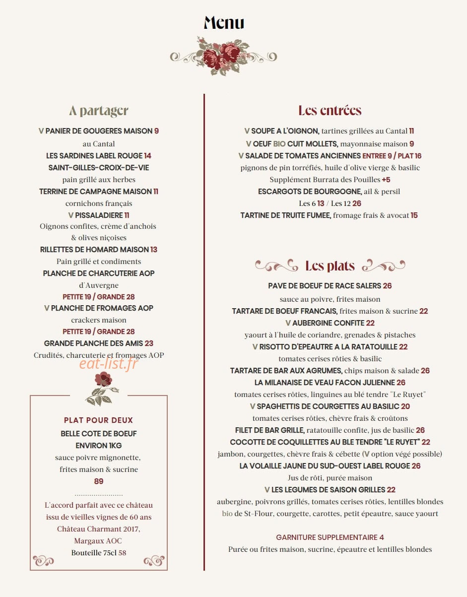 Paul & Julienne — carte page 3