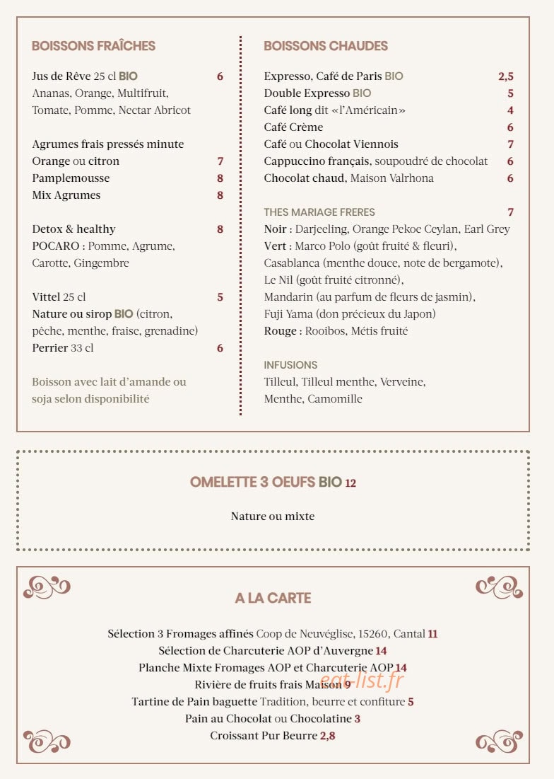 Paul & Julienne — carte page 2