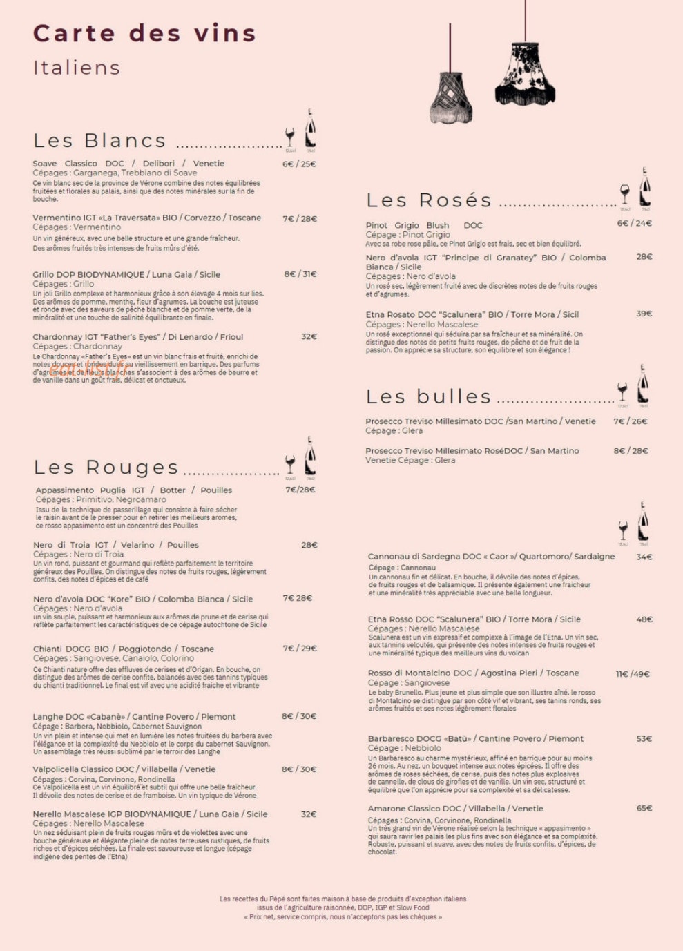 Pépé Ronchon Vino — carte page 3