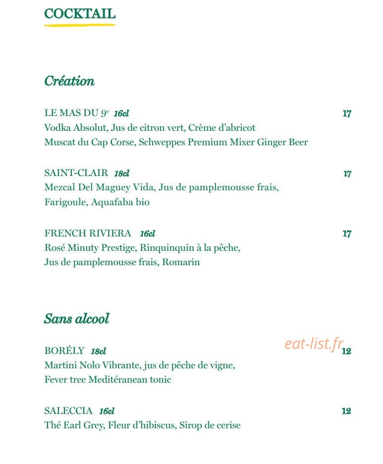 Perruche — carte page 5