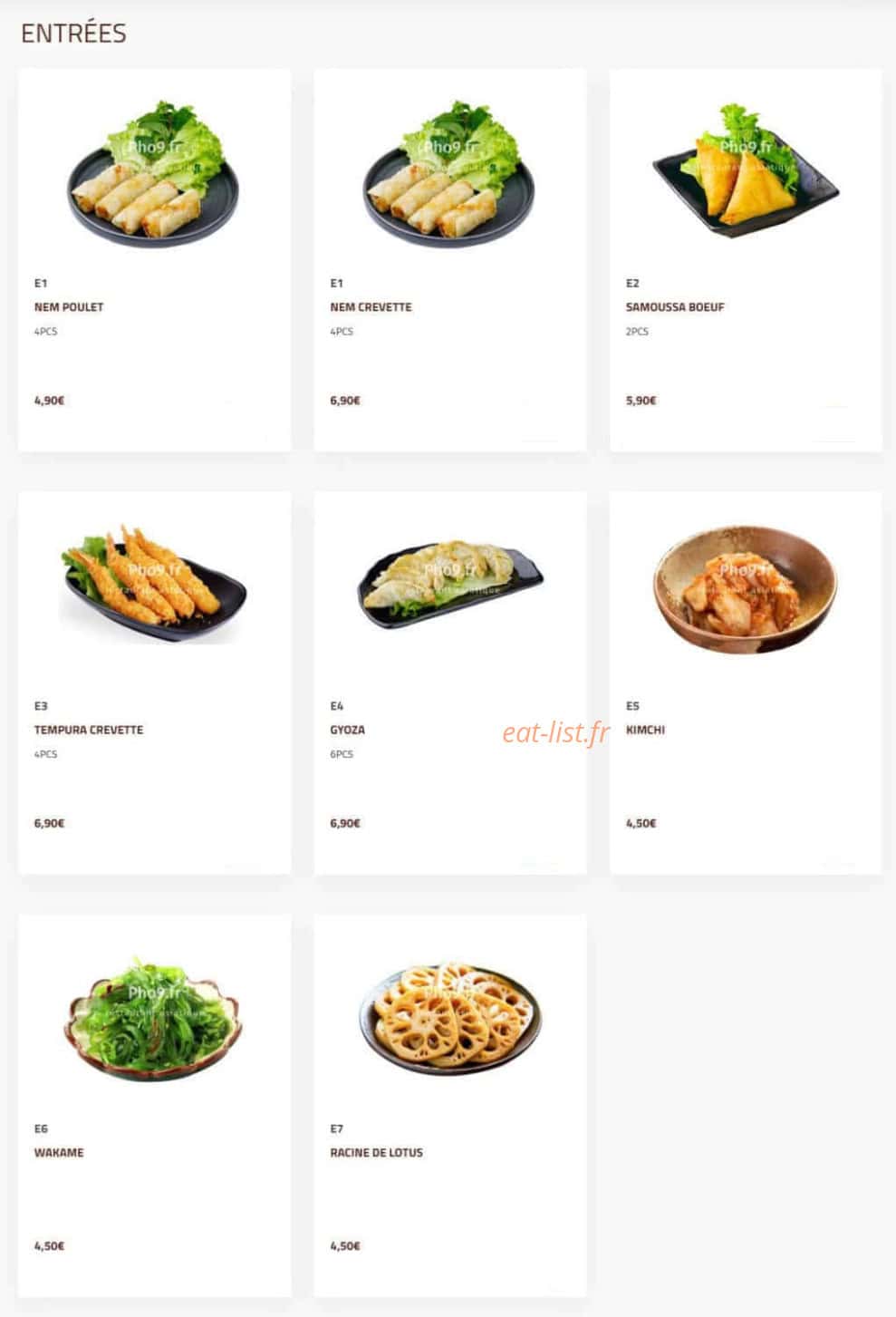 Pho 9 — carte page 1