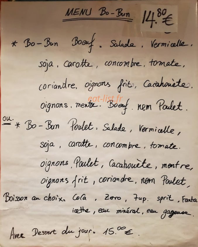 Pho Saint-Georges — carte page 3
