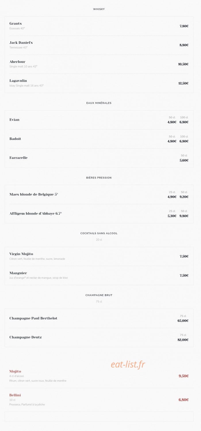 Pizza Tivoli — carte page 9