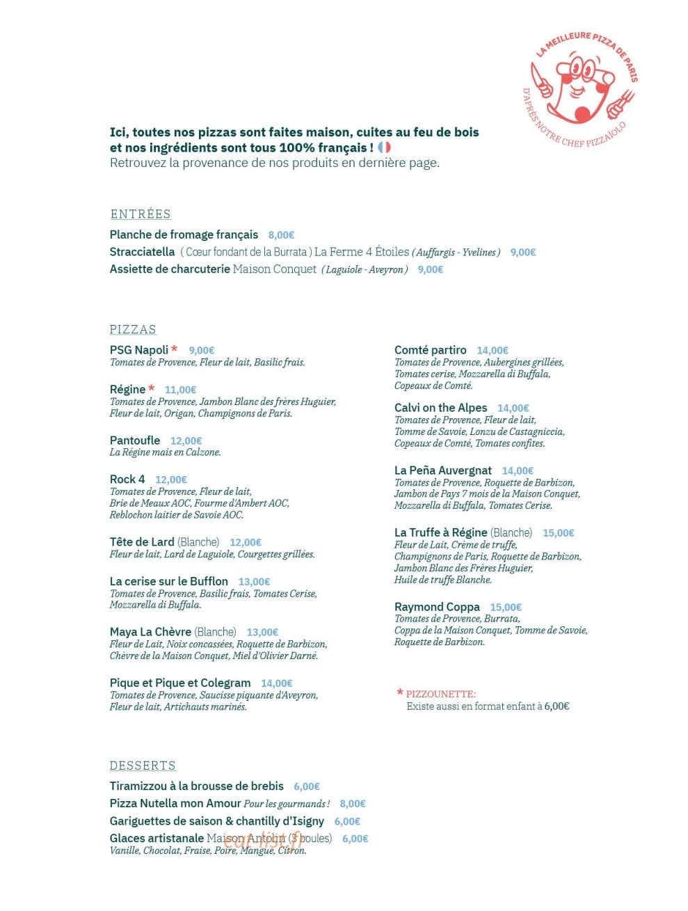 Pizzou — carte page 1