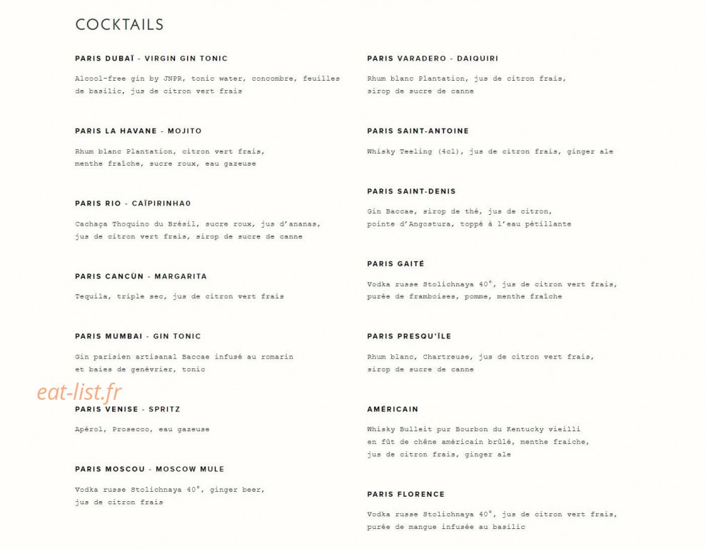 Pny Burger — carte page 5