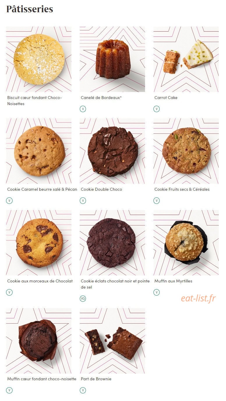 Pret A Manger — carte page 13