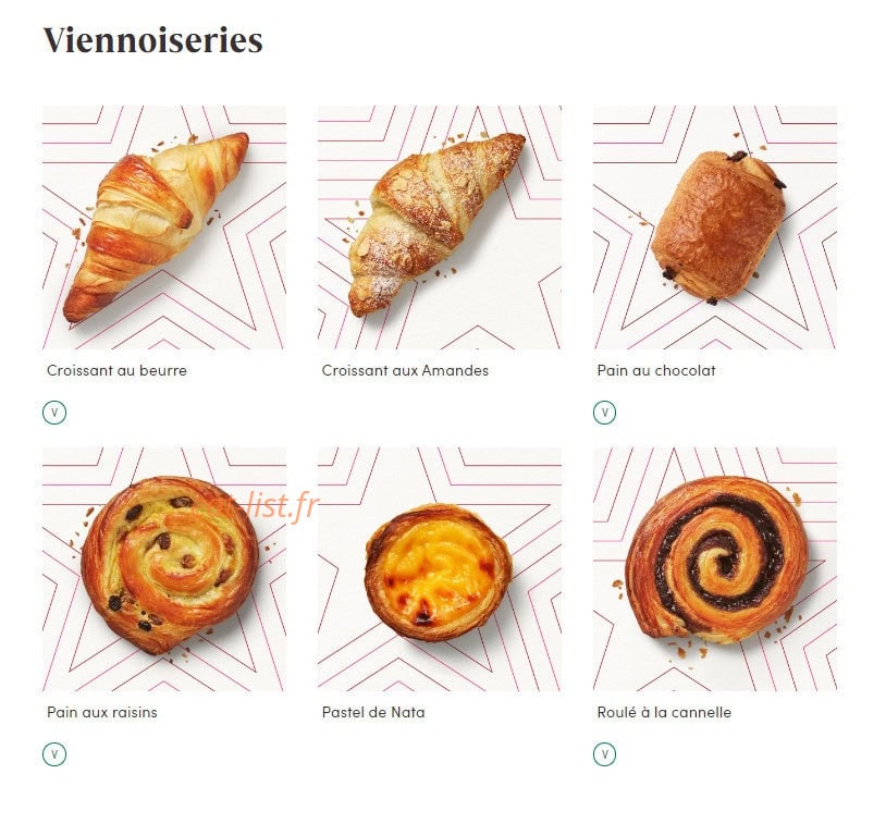 Pret A Manger — carte page 14