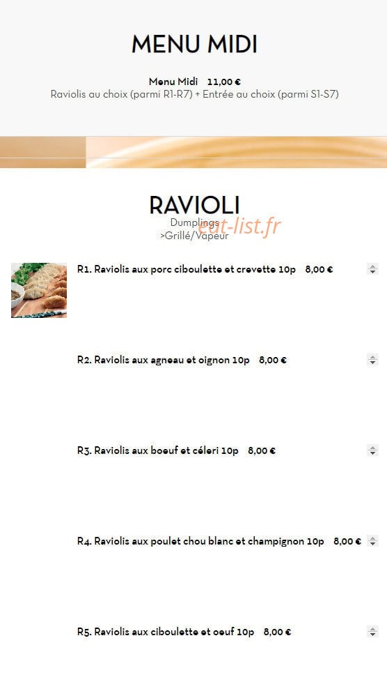 Ravioli Nord-Est — carte page 4