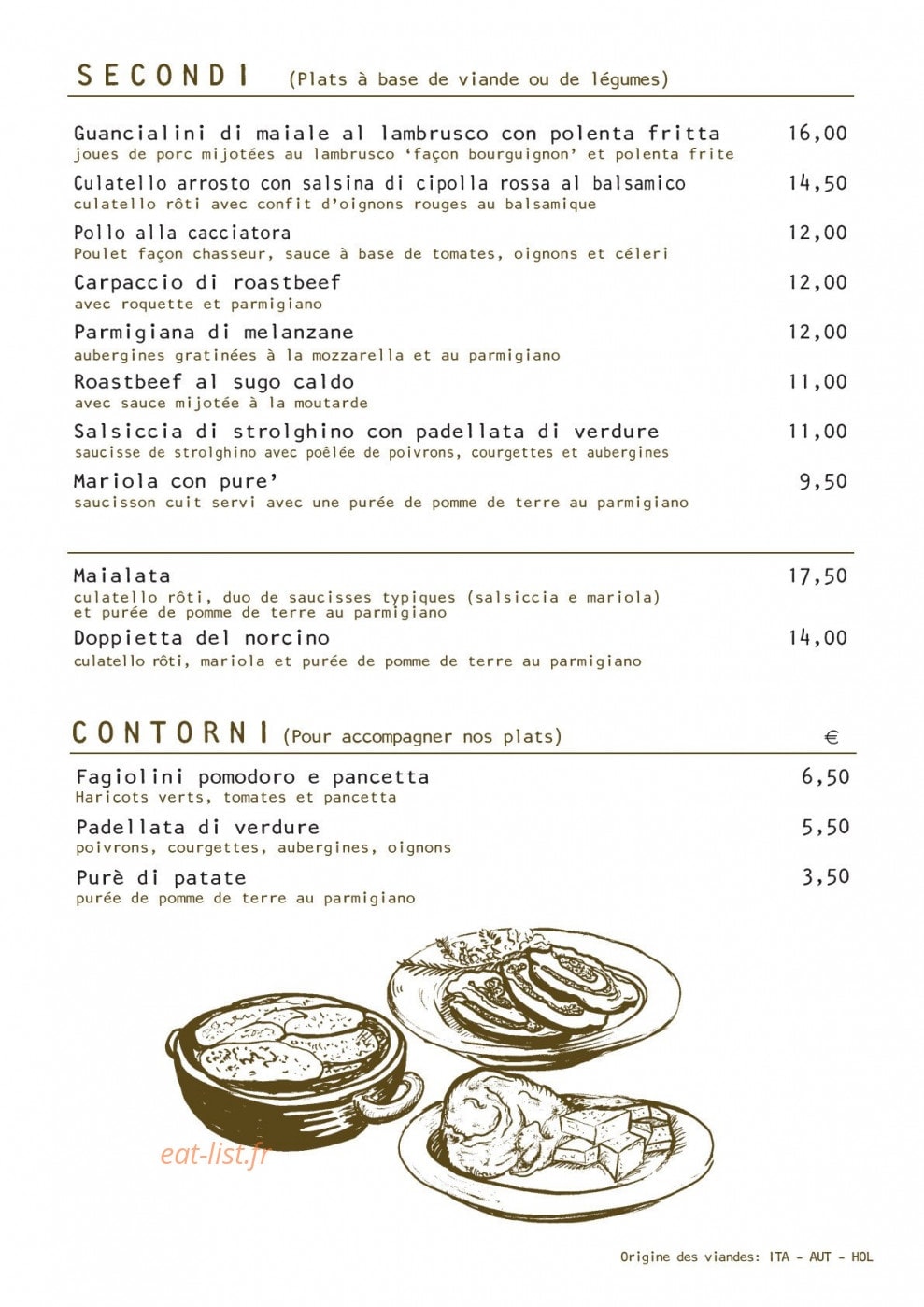 Salsamenteria di Parma — carte page 6