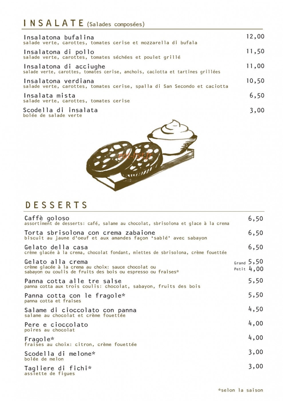 Salsamenteria di Parma — carte page 7