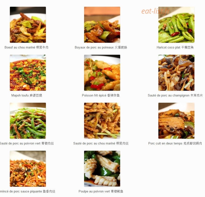 Saveurs de chengdu — carte page 2
