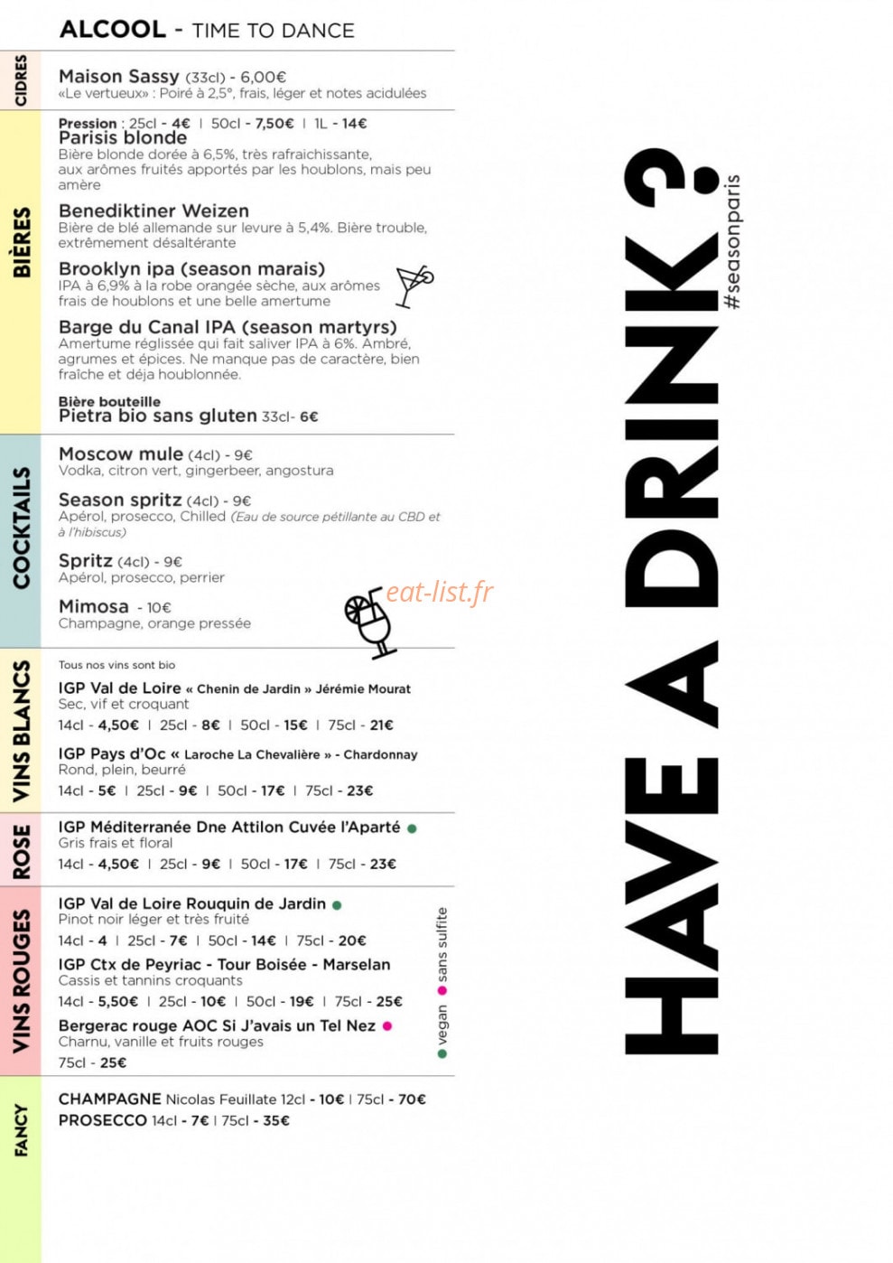 Season — carte page 4