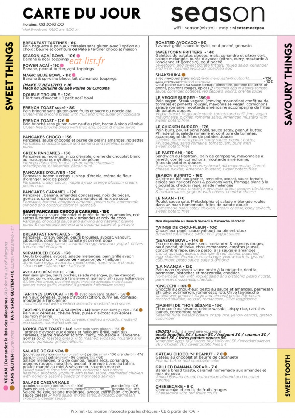 Season — carte page 1