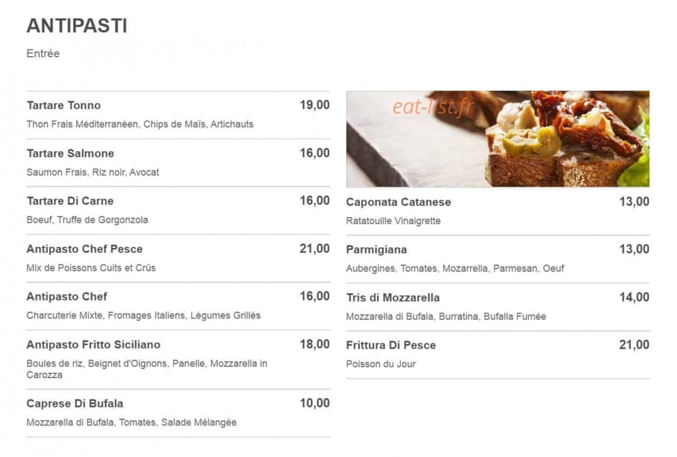 Seb Café — carte page 2