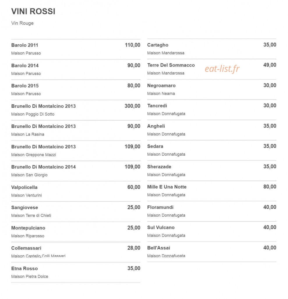 Seb Café — carte page 6