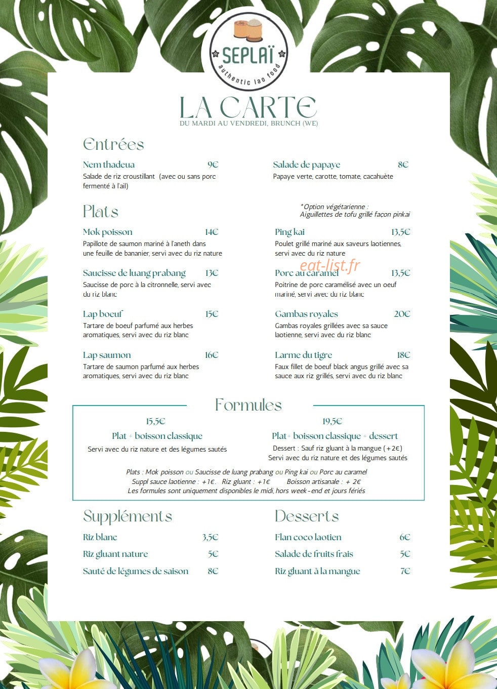 Sep Lai — carte page 1