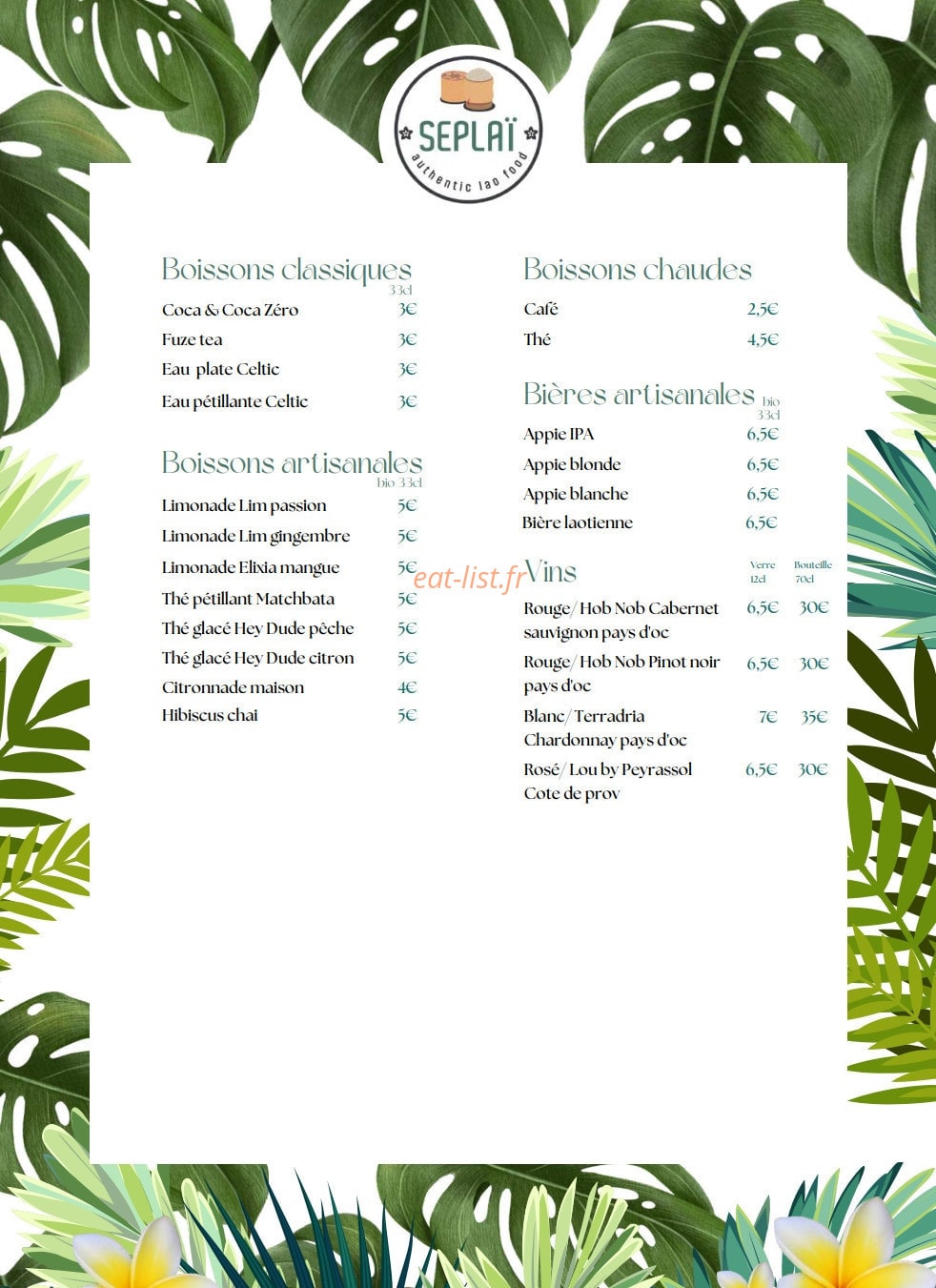 Sep Lai — carte page 4