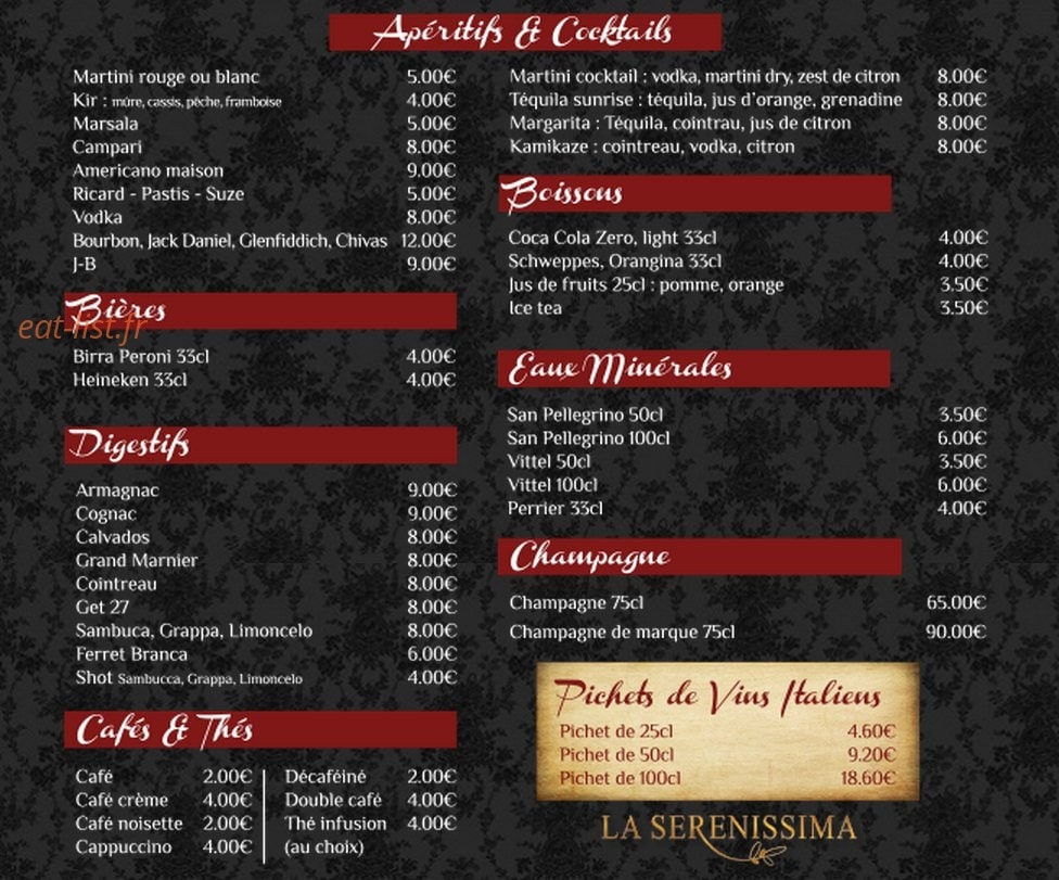 Serenissima — carte page 6