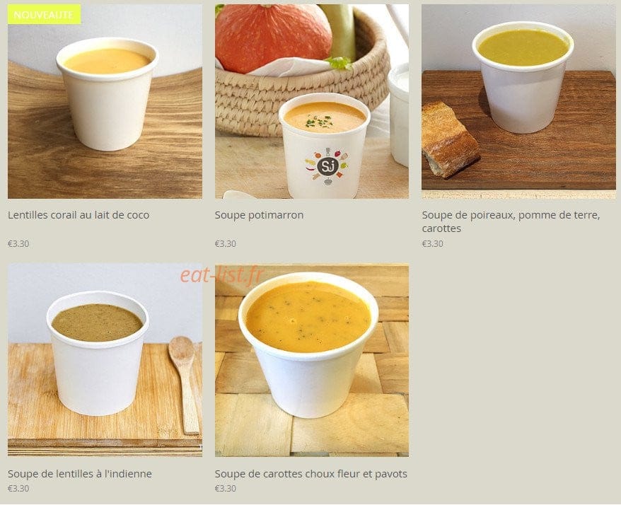 Soup & Juice — carte page 3