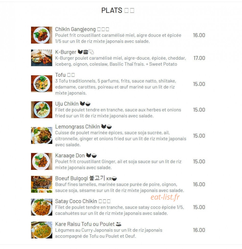 Soyum — carte page 3