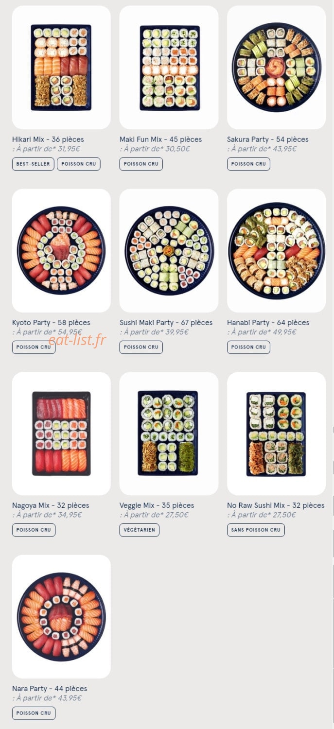 Sushi Daily — carte page 4