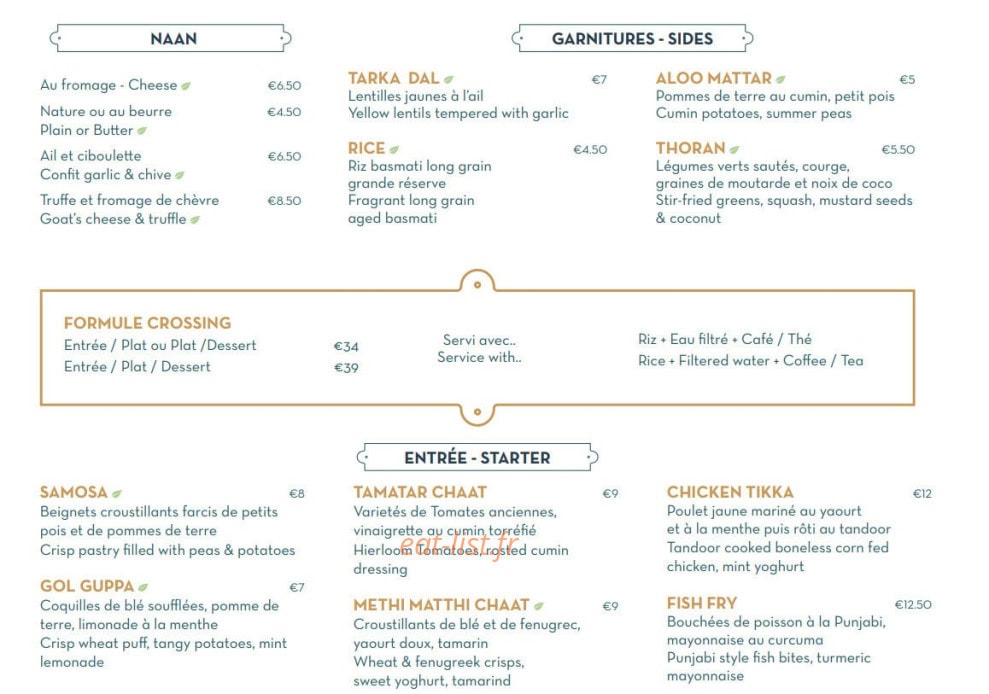 The Crossing — carte page 1