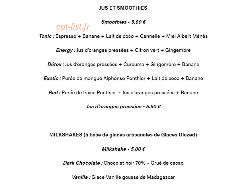 The French Donuts — carte page 9