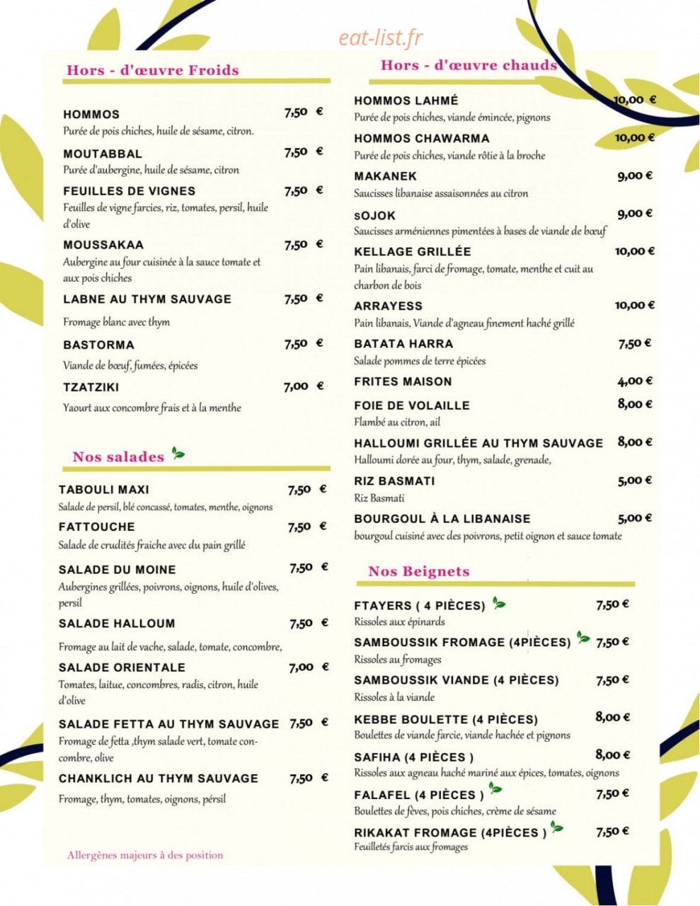 Thym Sauvage — carte page 2