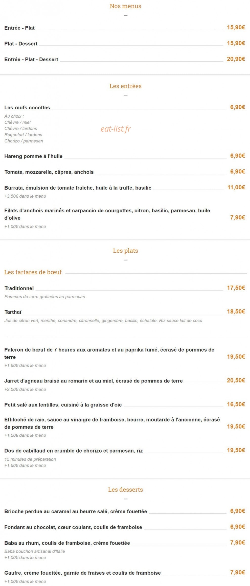 Tout à croquer — carte page 1