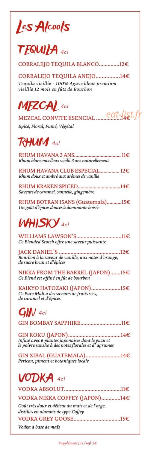 Villa Yora — carte page 2
