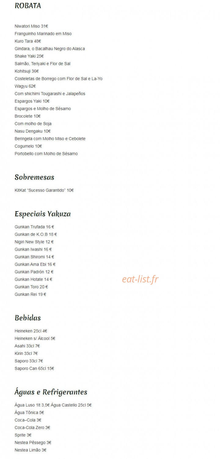 Yakuza — carte page 2