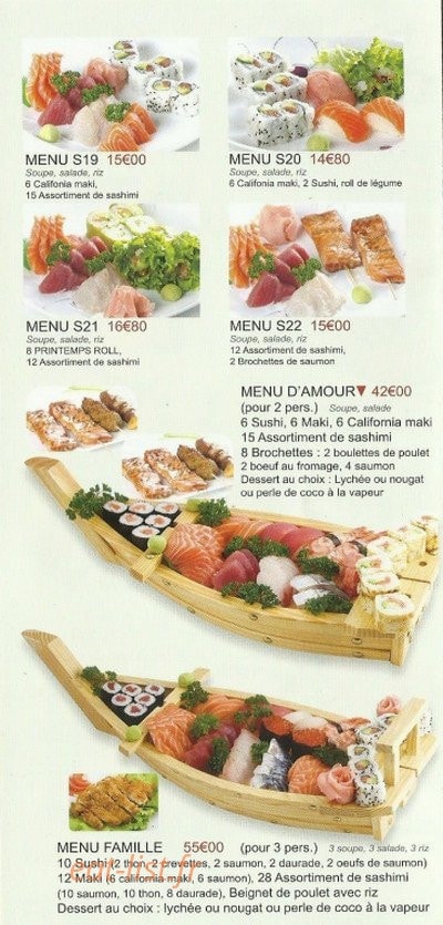 Yoki sushi — carte page 6