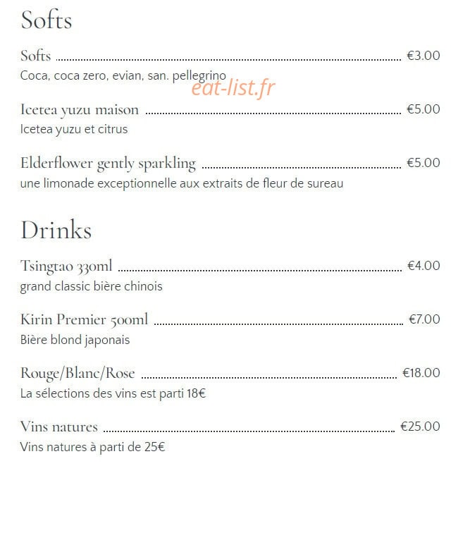 Yum Sakebar — carte page 4