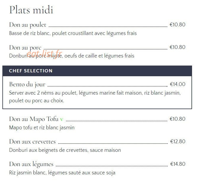 Yum Sakebar — carte page 2