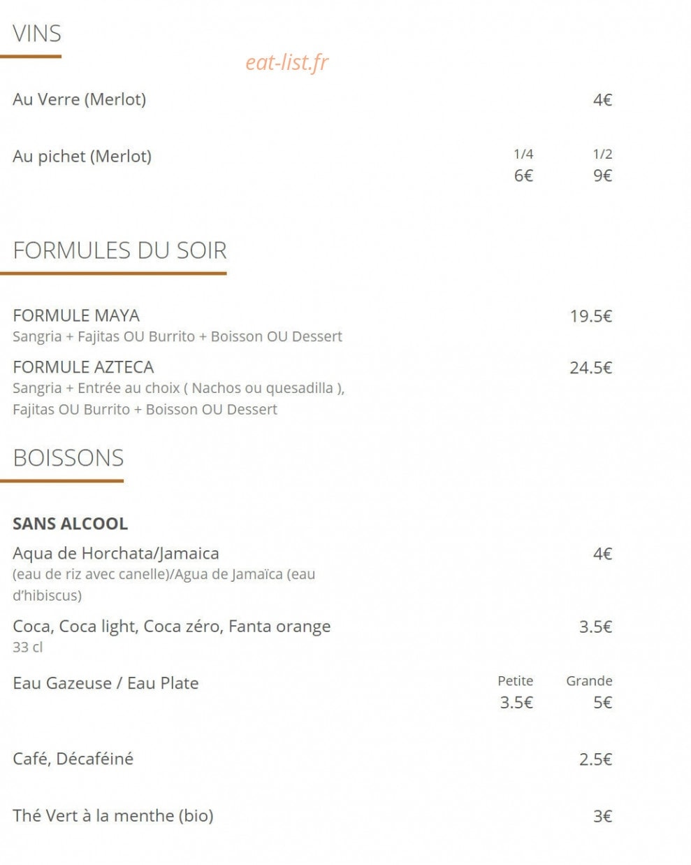 Zicatela Folies — carte page 3