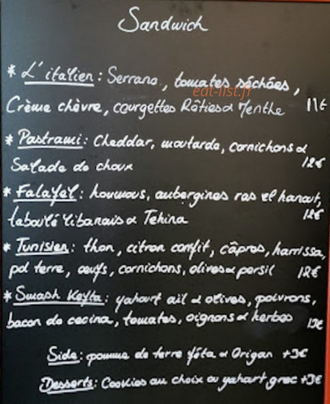 Zinzin — carte page 1