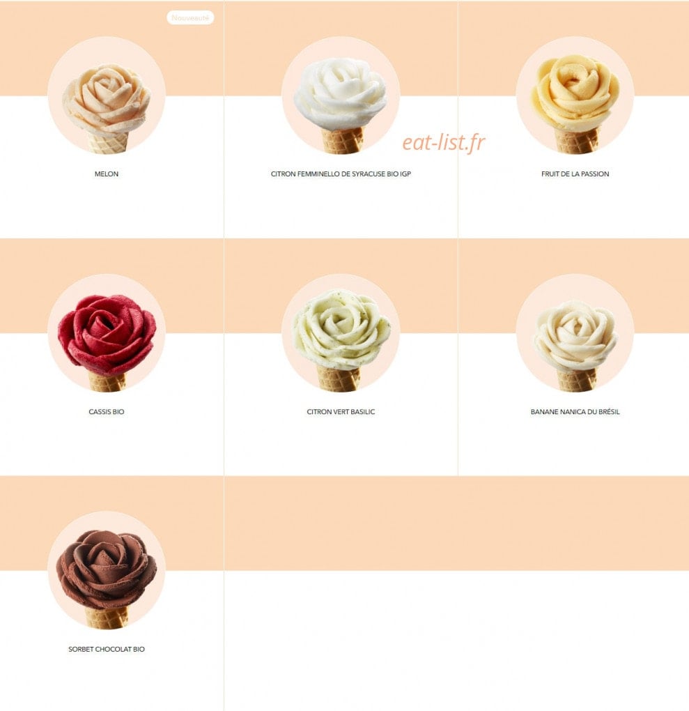 Amorino — carte page 2