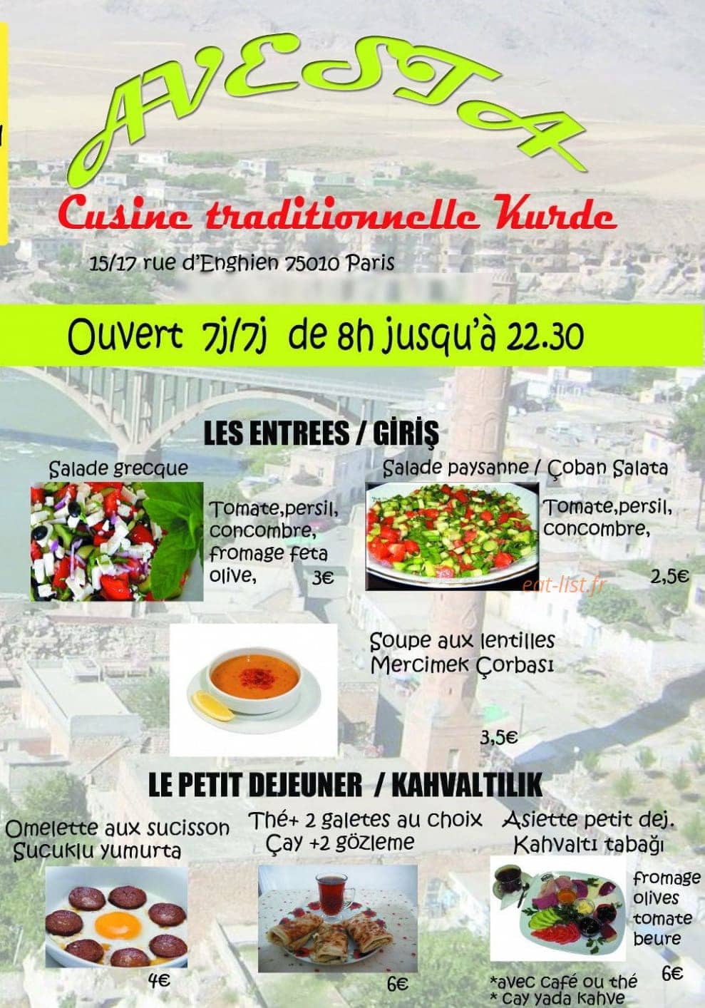 Avesta — carte page 1