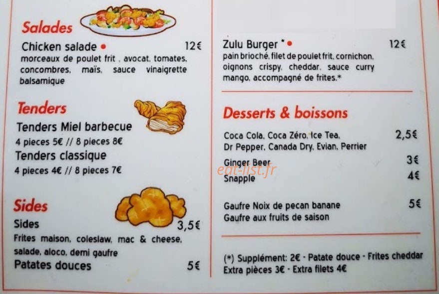 Baba Zulu — carte page 2
