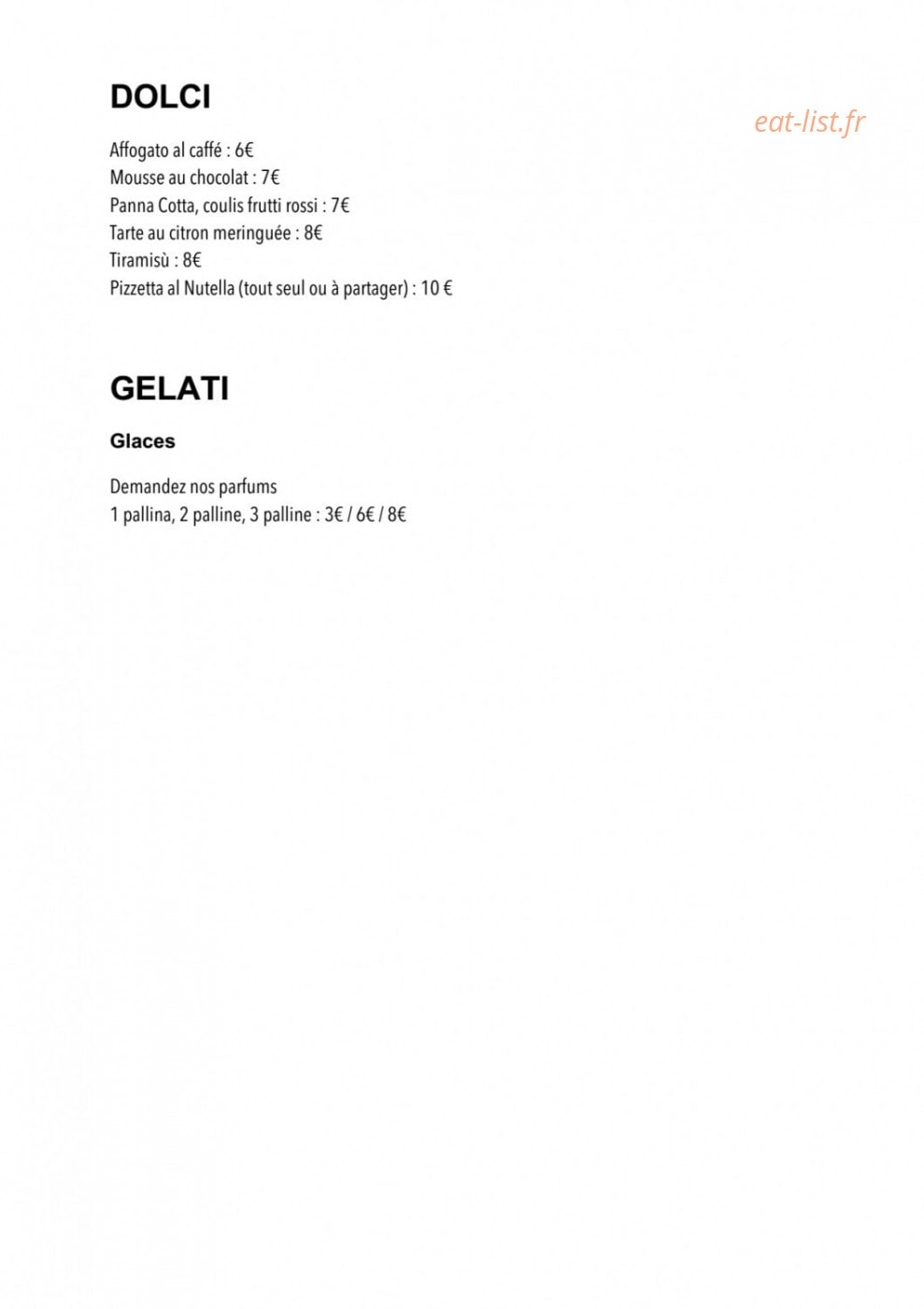Baci Baci — carte page 4