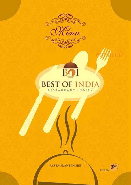 Best of India — carte page 1